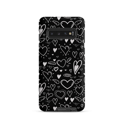 Black and White Hearts - Tough Case