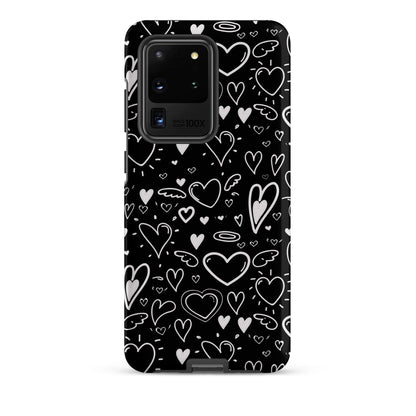 Black and White Hearts - Tough Case