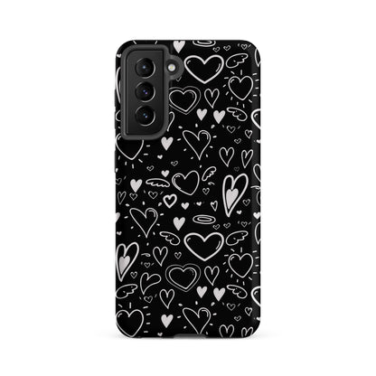 Black and White Hearts - Tough Case