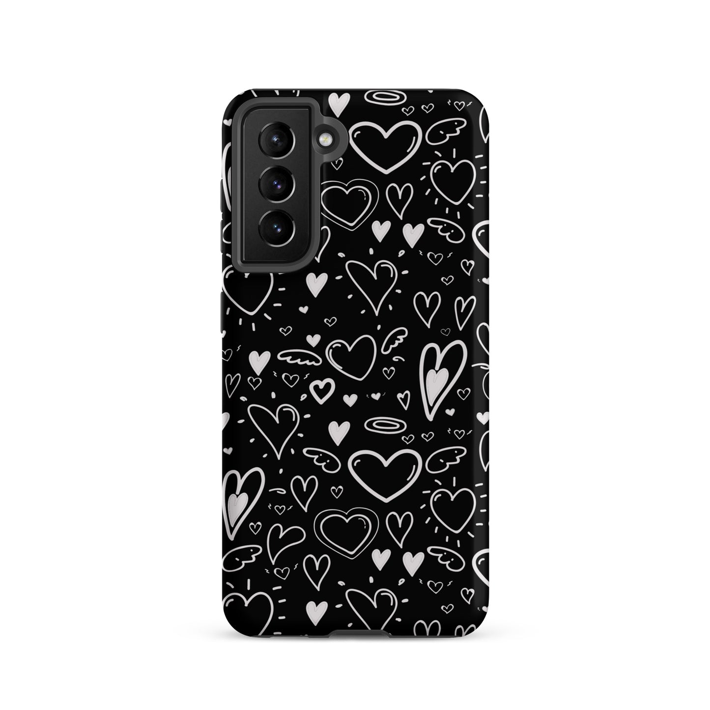 Black and White Hearts - Tough Case