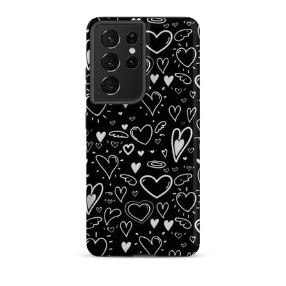 Black and White Hearts - Tough Case