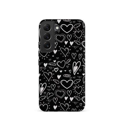 Black and White Hearts - Tough Case