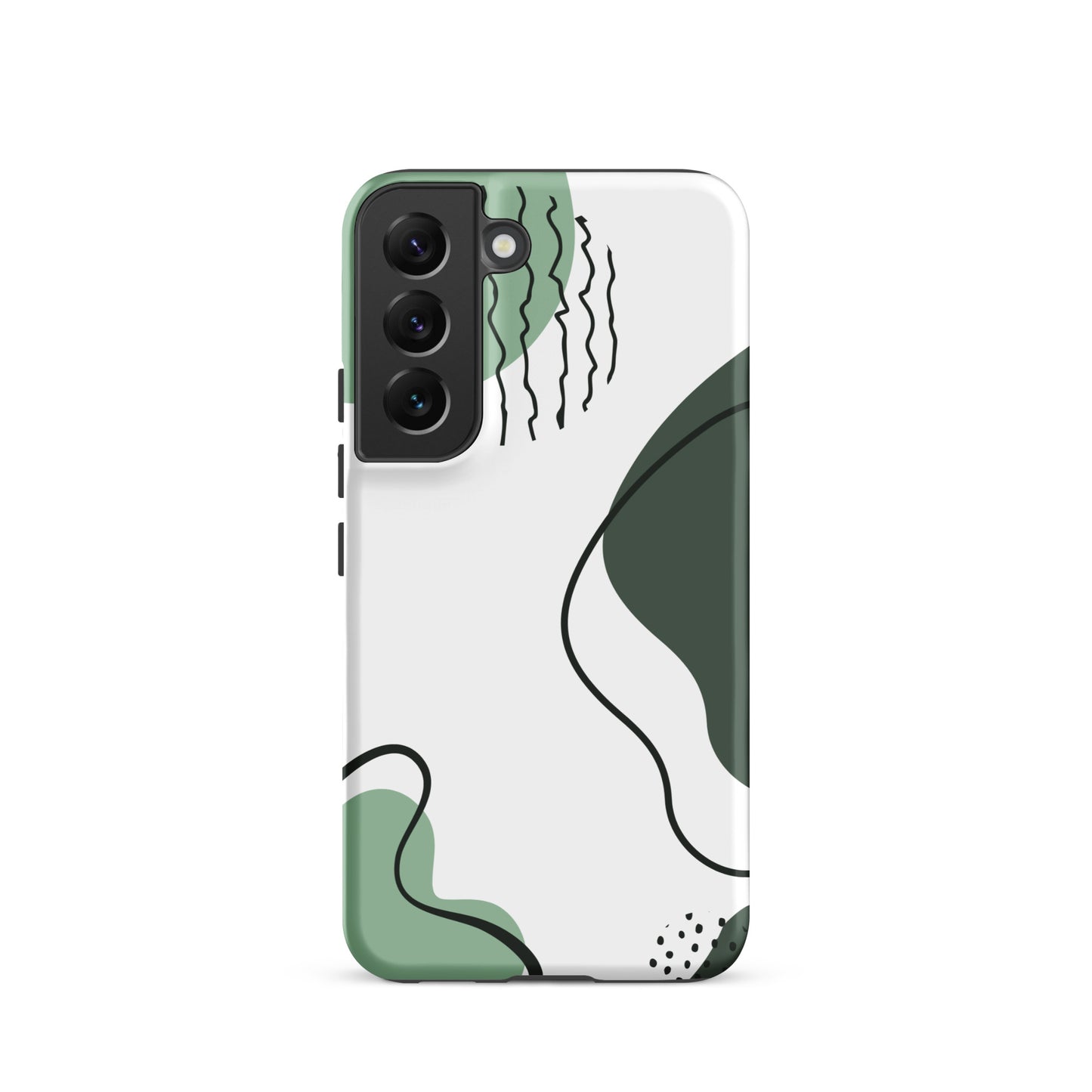 Green Abstract Shapes - Tough Case