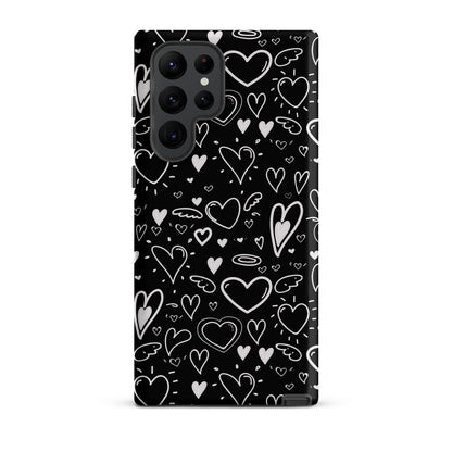 Black and White Hearts - Tough Case